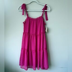 Altar’d State Fuschia Babydoll Dress - Size M